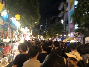 麻布十番のお祭り・24時間テレビ