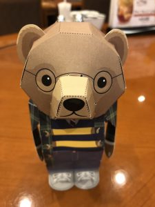 ペーパークラフト🐻可愛いです！！