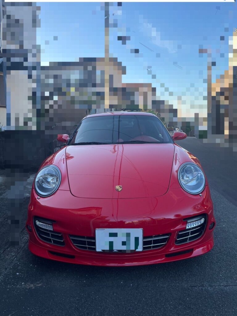 真っ赤な911ターボ